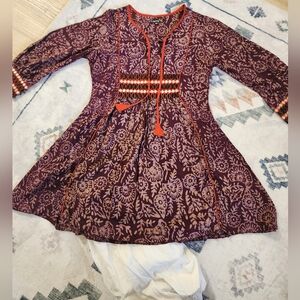 2 Piece Cotton Stylish Indian Dhoti-kurti Set(small Size,34 Bust)